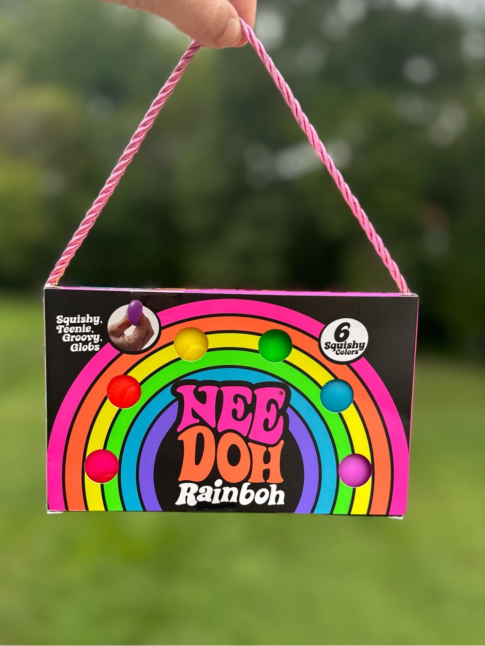 Needoh Rainbow Box - 6 Globs. Rare find!